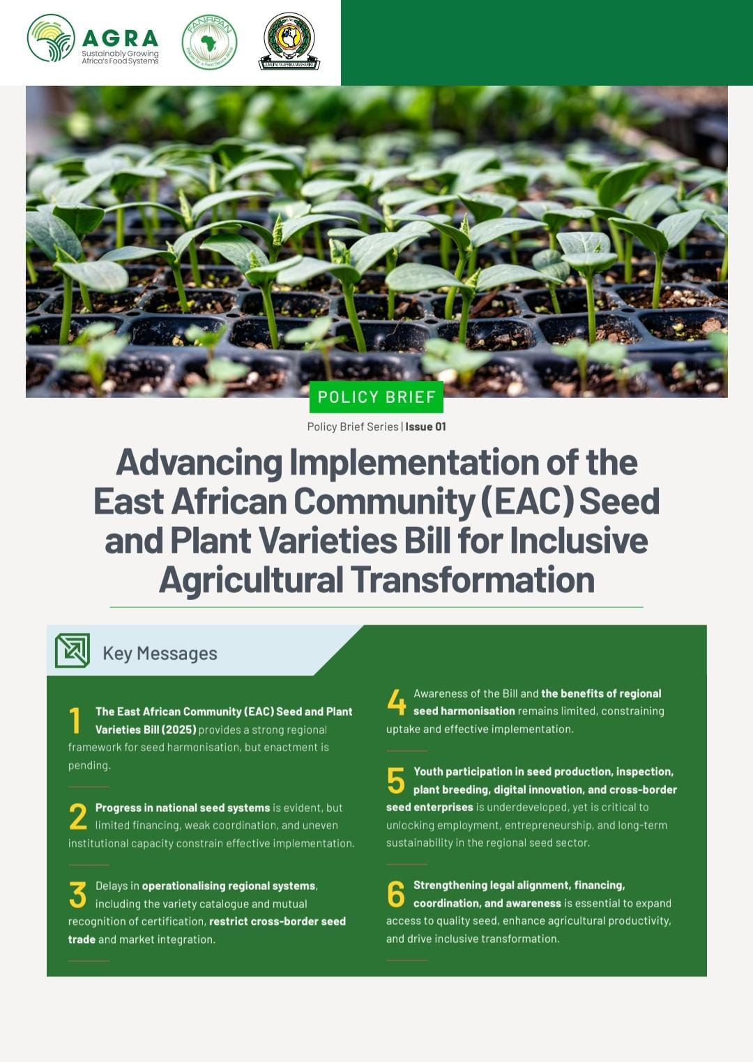 Strengthening Implementation of the EAC Industrialisation Policy for Inclusive Growth